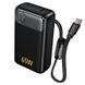 Зовнішній акумулятор HOCO Q53 Skillful PD65W power bank(12000mAh) Black (6942007672597) [806622], фото 1