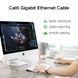 Мережевий кабель UGREEN NW102 Cat 6 U/UTP Lan Flat Cable 5m (Black) (UGR-50176) [803351], фото 4