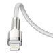 Кабель Baseus Cafule Series Metal Data Cable Type-C to iP PD 20W 1m White (CATLJK-A02) [802541], фото 5