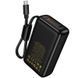 Зовнішній акумулятор HOCO Q53 Skillful PD65W power bank(12000mAh) Black (6942007672597) [806622], фото 6