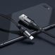 Кабель HOCO X50 USB to Micro 2.4A, 1m, nylon, aluminum connectors, Black (6931474734211) [805373], фото 4