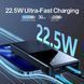 УМБ Joyroom 10000mAh 22,5W PD,QC3.0, 2xUSB-A, USB-C In/Out, Micro USB in, Black (JR-QP191) [404915], фото 5