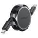 Кабель ACEFAST C13-03 USB-C to USB-C dual retraction charging data cable Black (6974316280132) [803613], фото 5