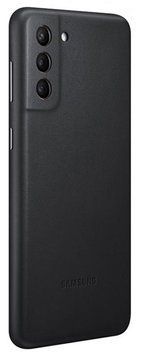 Чохол-накладка Samsung Leather Cover для Samsung Galaxy S21+ SM-G996 Black (EF-VG996LBEGRU) [601104]