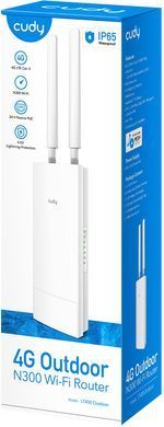 Маршрутизатор Cudy, 4G LTE Cat 4 N300 Wi-Fi Router (LT400 Outdoor) [401489]