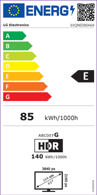 LED-телевізор LG (65QNED80A6A) [201628]