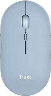 Миша Trust Puck Rechargeable, Ultra-Thin, BT/WL, Silent, синій (24126_TRUST) [104043]