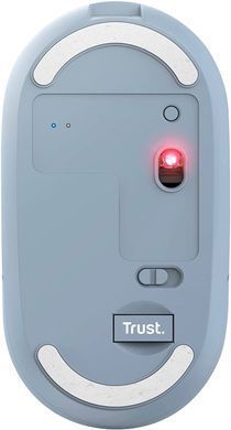 Миша Trust Puck Rechargeable, Ultra-Thin, BT/WL, Silent, синій (24126_TRUST) [104043]