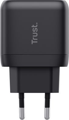 Зарядний пристрій мережевий Trust Maxo 45Вт, USB-C PD, чорний (24816_TRUST) [108417]