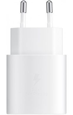 Мережевий зарядний пристрій Samsung EP-TA800 25W Type-C White OEM (EP-TA800NWE) [614596]