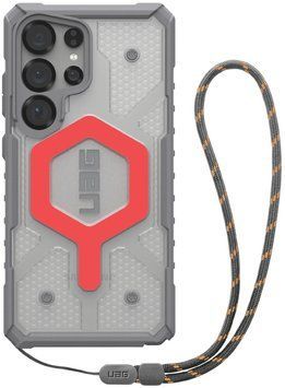 Чохол+ремінець UAG для Samsung Galaxy S25 Ultra, Pathfinder Clear with Magnet Bundle, Active Lava Lanyard (2144831BV02) [108305]