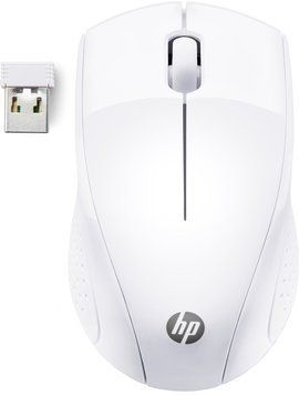 Мишка бездротова HP 220, 3 кн., 1600 dpi, сніжно біла (7KX12AA) [401179]