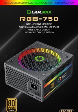 Блок живлення GAMEMAX (RGB-750 PRO) [303187]
