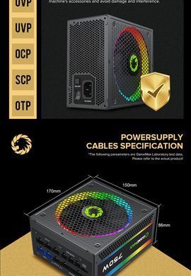 Блок живлення GAMEMAX (RGB-750 PRO) [303187]