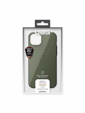 Чохол-накладка Urban Armor Gear Civilian Magsafe для Apple iPhone 14 Plus Olive (114037117272) [610193]