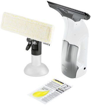 Пилосос Karcher віконний WV 1 Plus, вода -0.1л, автон. робота до 25хв, вага-0.5кг, білий (1.633-608.0) [102457]