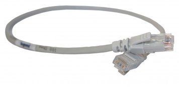 Патч-корд Legrand CAT 5e U-UTP, 0.5 м, AWG 24, PVC, сірий (051817) [109887]
