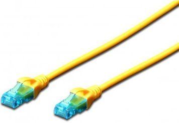 Патч-корд 2E CAT 5e, UTP, 5м, 26AWG, RJ45, 7/0.16, Cu, LSZH, жовтий (2E-PC5ECU-5LSZH-YLW) [112736]
