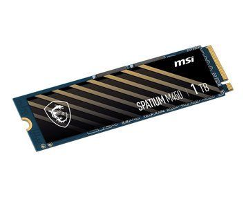 Накопичувач SSD 1TB MSI Spatium M450 V1 M.2 2280 PCIe 4.0 x4 NVMe 3D NAND TLC (S78-440L0M0-P83) [615653]
