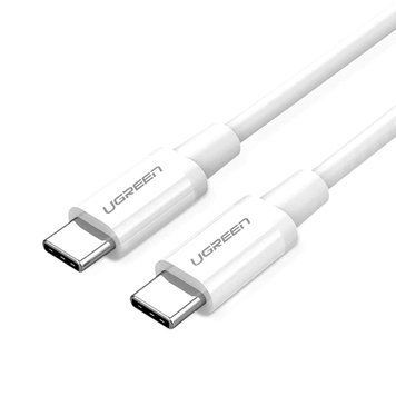 Кабель USB 2.0 Type-C M-M, 2 м, 60W Білий, ABS Cover US264 UGREEN (60520) [404054]