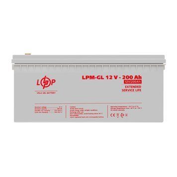 Акумулятор гелевий LPM-GL 12V - 200 Ah (LP4156) [900348]