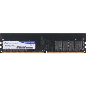 Модуль пам`яті DDR4 8GB/2400 Team Elite (TED48G2400C1601) [606120]