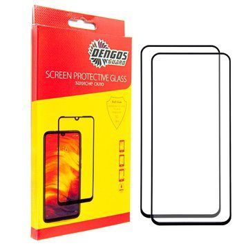 Захисне скло Dengos для Samsung Galaxy S24 FE SM-S721 Black Full Glue 2шт (DG-TG2P-60) [600798]