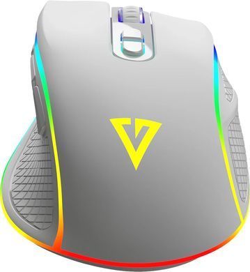 Мишка Modecom Veles Volcano, ігрова, 12800dpi., 8кн.,RGB, біла (M-MC-VELES-200) [405385]