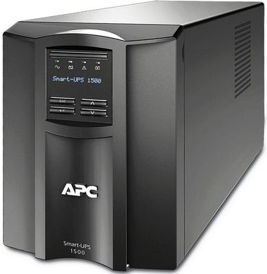 APC Джерело безперебійного живлення Smart-UPS 1500VA/1000W, LCD, USB, SmartConnect, 8xC13 (SMT1500IC)