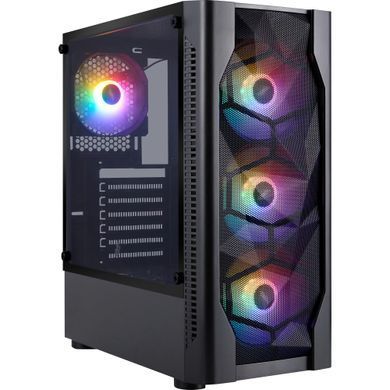 Корпус 1stPlayer Black без БЖ (D4-BK-4F1) [608782]