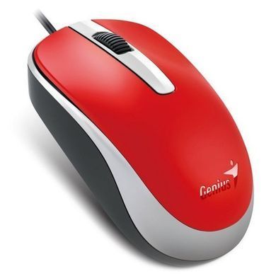 Миша Genius DX-120, USB-A, червоний (31010105104) [103915]