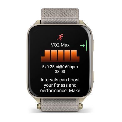 Смарт-годинник Garmin Venu X1 Soft Gold Titanium with French Grey Nylon (010-02980-33) [619690]