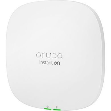 Точка доступу HPE Aruba Instant On AP25, DR 4x4:4/2x2:2, Wi-Fi 6, 1x2.5GE port, RND100+, Indoor (R9B28A) [104634]