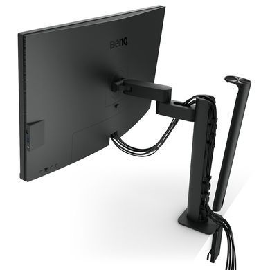 Монітор TFT 31.5" BenQ PD3205UA, IPS, 4K UHD, 99% sRGB, HDMI, DP, USB-С, USB-hub, HAS, колонки, темно- сірий (9H.LKGLA.TPE) [403330]