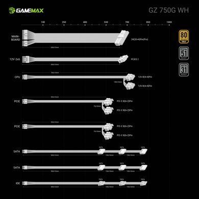 Блок живлення GAMEMAX (GZ 750G WH) [305475]