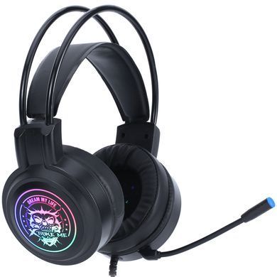 Ігрова гарнітура XTRIKE ME, USB7.1, статичне RGB, кабель 2м, чорна (GH-516) [402001]