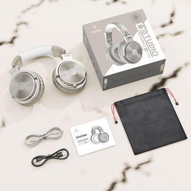Гарнітура OneOdio Studio Pro C, Bluetooth+3,5мм, Silver (Pro C Silver) [404483]