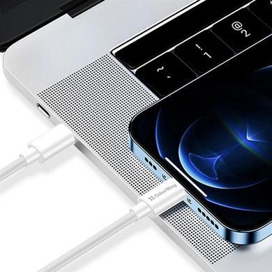 Кабель ColorWay USB Type-C - USB Type-C (M/M), PD Fast Charging 65W, 3.0 А, 2 м, White (CW-CBPDCC056-WT) [607381]