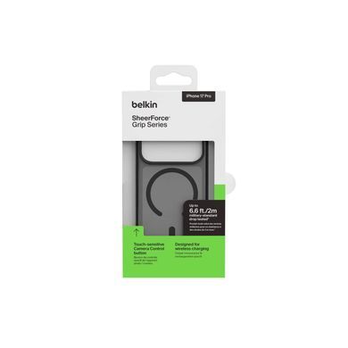 Чохол Belkin для iPhone 17 Pro, Magnetic Protective Grip, Black (MSA035HQBK) [111903]
