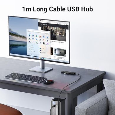 USB-хаб UGREEN 4-Port USB 3.0 Hub 1m (UGR-35574) [803348]