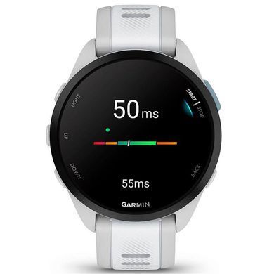 Смарт-годинник Garmin Forerunner 165 Music Mist Gray/Whitestone (010-02863-B1) [604523]