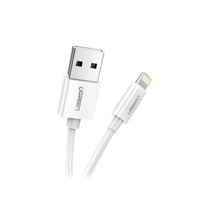 Кабель Ugreen US155 USB - Lightning (M/M), 2 м, White (20730) [613539]