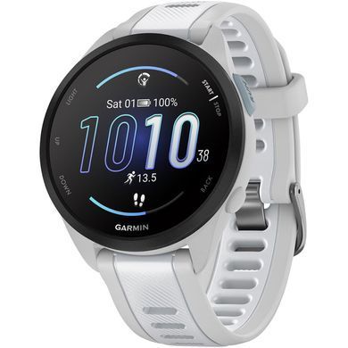 Смарт-годинник Garmin Forerunner 165 Music Mist Gray/Whitestone (010-02863-B1) [604523]