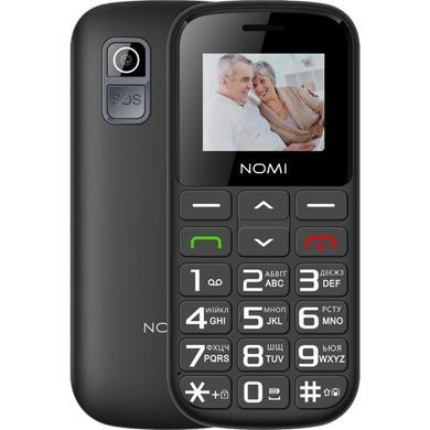 Мобiльний телефон Nomi i1871 Dual Sim Black (i1871 Black) [600346]