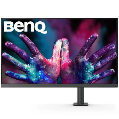 Монітор TFT 31.5" BenQ PD3205UA, IPS, 4K UHD, 99% sRGB, HDMI, DP, USB-С, USB-hub, HAS, колонки, темно- сірий (9H.LKGLA.TPE) [403330]