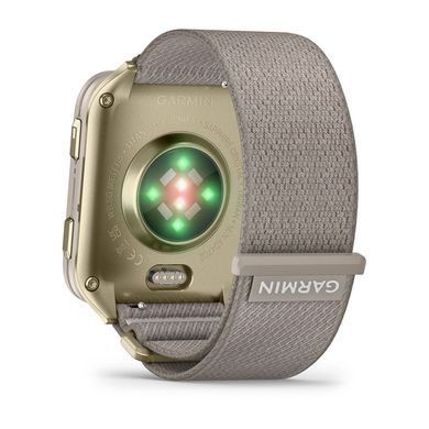 Смарт-годинник Garmin Venu X1 Soft Gold Titanium with French Grey Nylon (010-02980-33) [619690]