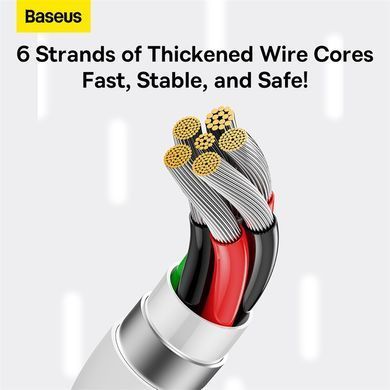 Кабель Baseus Superior Series Fast Charging Data Cable USB to Type-C 100W 2m Moon White (P10320102214-03) [802230]
