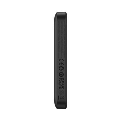 Зовнішній акумулятор Baseus Magnetic Mini Air Wireless Fast Charge Power Bank 6000mAh 20W Cluster Black（With Simple Series Charging Cable Type-C to (P10059002113-00) [805544]