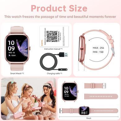 Годинник Oukitel V7 Pro Pink (6941749851086) [404652]