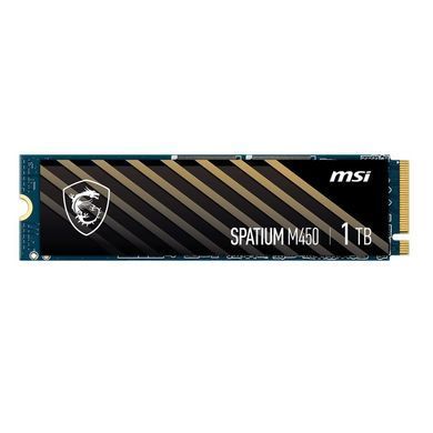 Накопичувач SSD 1TB MSI Spatium M450 V1 M.2 2280 PCIe 4.0 x4 NVMe 3D NAND TLC (S78-440L0M0-P83) [615653]